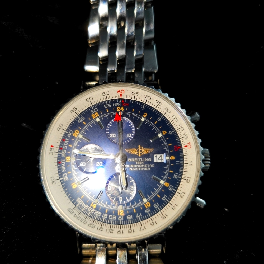 Breitling Men's Navitimer Chronograph GMT 46 Watch